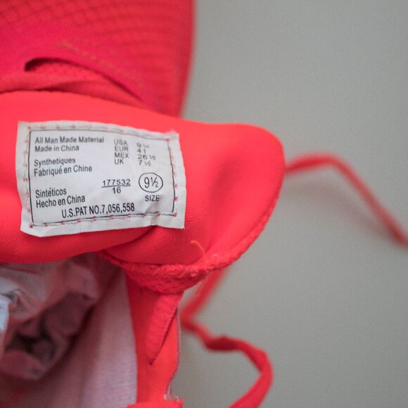 ORANGE CHAMPION SNEAKERS / WOMAN 9.5 / 7.5 UK / INSOLE IS MISSING - Picture 5 of 8